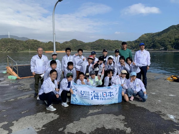 ようこそ大入島へ！日本財団：海と日本プロジェクトの皆様